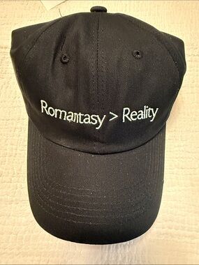 Allurial 'Romantasy > Reality' Embroidered Baseball Cap